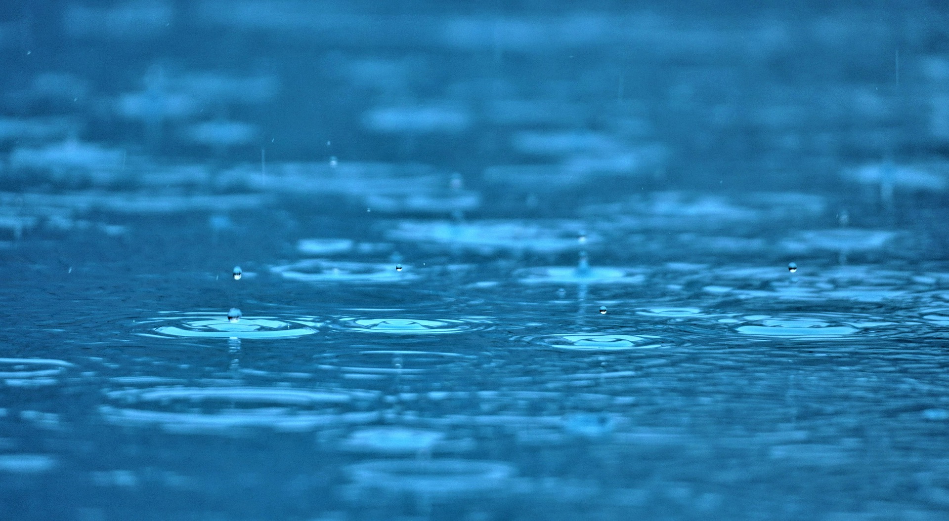 raining in pool