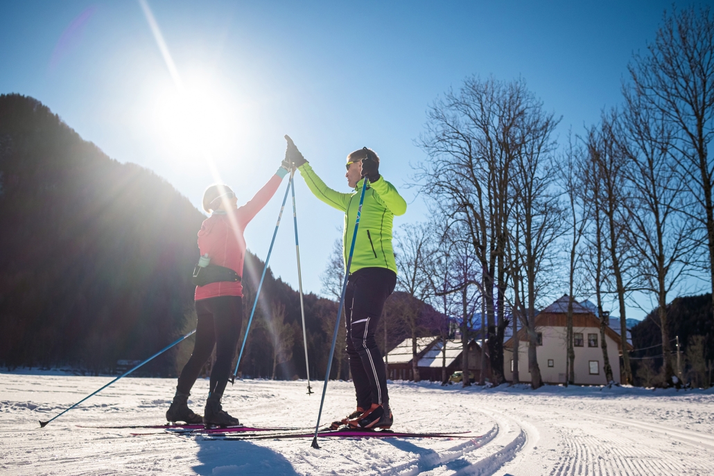 cross-country-skier-high-five