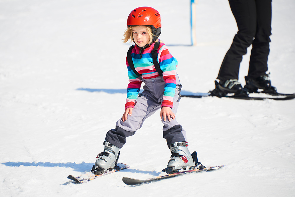 learning to ski