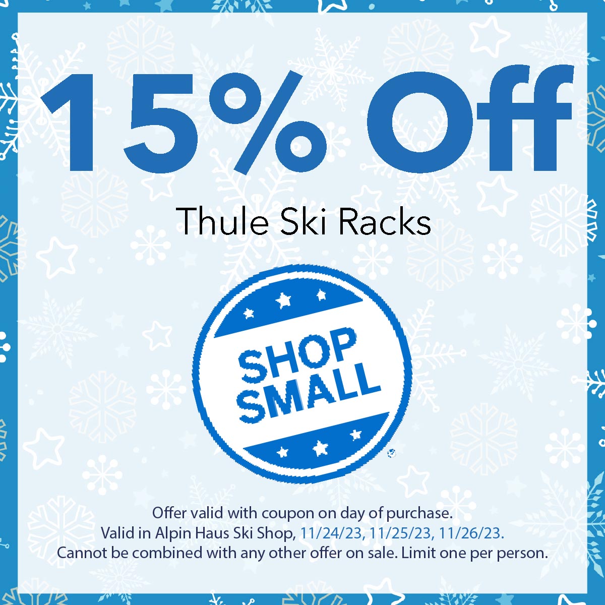 Small Business Saturday Thule